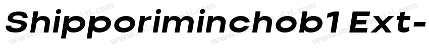 Shipporiminchob1 Ext字体转换